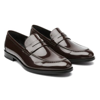 Men’s Faux Leather Slip On Penny Loafers