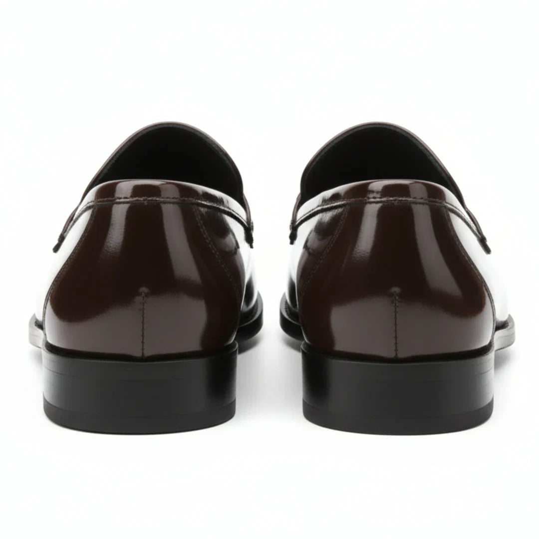 Men’s Faux Leather Slip On Penny Loafers
