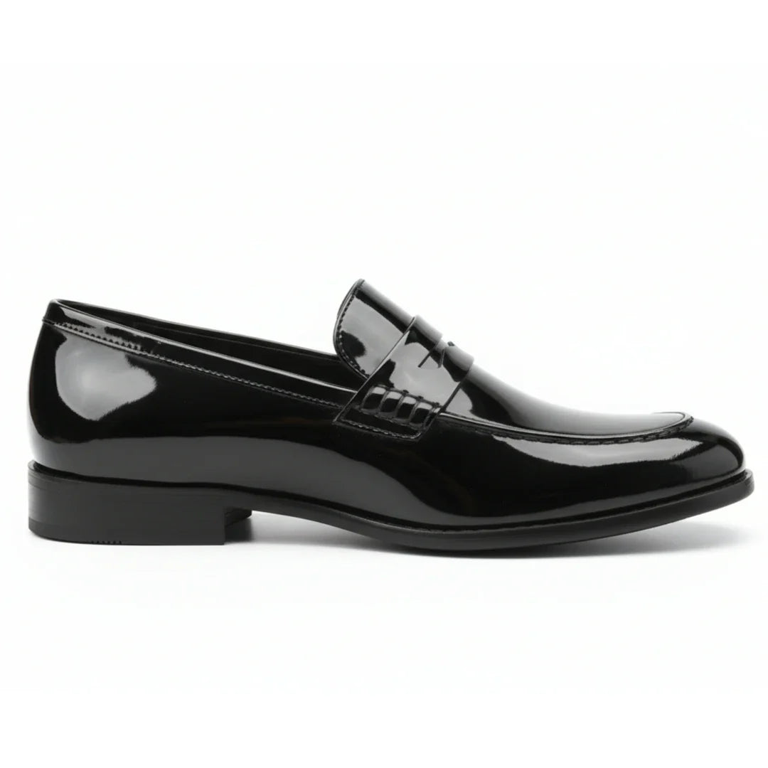Men’s Faux Leather Slip On Penny Loafers