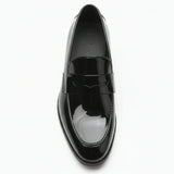 Men’s Faux Leather Slip On Penny Loafers
