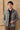 Men’s Sage Green Zip Linen Jacket & Brown Trousers Set Smart Casual Summer Outfit