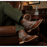 Men’s Wingtip Brogue Ankle Boots