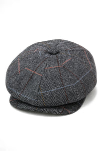 Mens 8-Panel Newsboy Cap