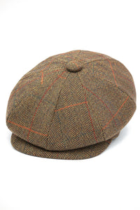 Mens 8-Panel Newsboy Cap