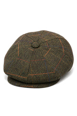 Mens 8-Panel Newsboy Cap