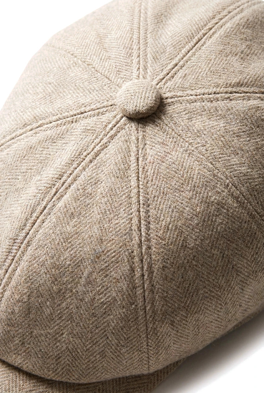 Mens 8 Panel Newsboy Cap - Cavani Kyra