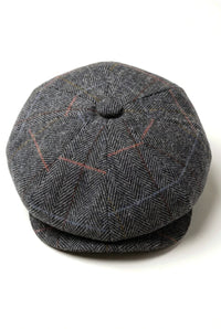 Mens Newsboy 8 Panel Hat