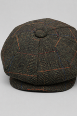 Mens 8-Panel Newsboy Cap