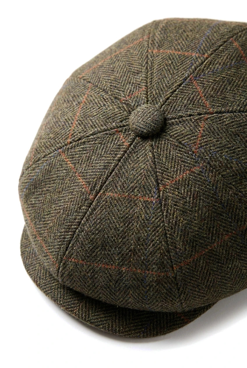 Mens Newsboy 8 Panel Hat