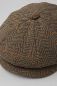 Mens 8-Panel Newsboy Cap