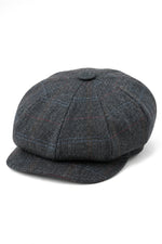 Men's 8 Panel Razor Baker Boy Hat Wool Tweed Blinders Newsboy Flat Cap