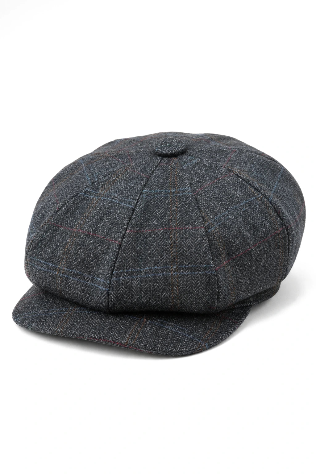 Men's 8 Panel Razor Baker Boy Hat Wool Tweed Blinders Newsboy Flat Cap