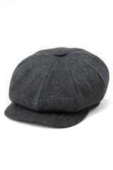 Men's 8 Panel Razor Baker Boy Hat Wool Tweed Blinders Newsboy Flat Cap