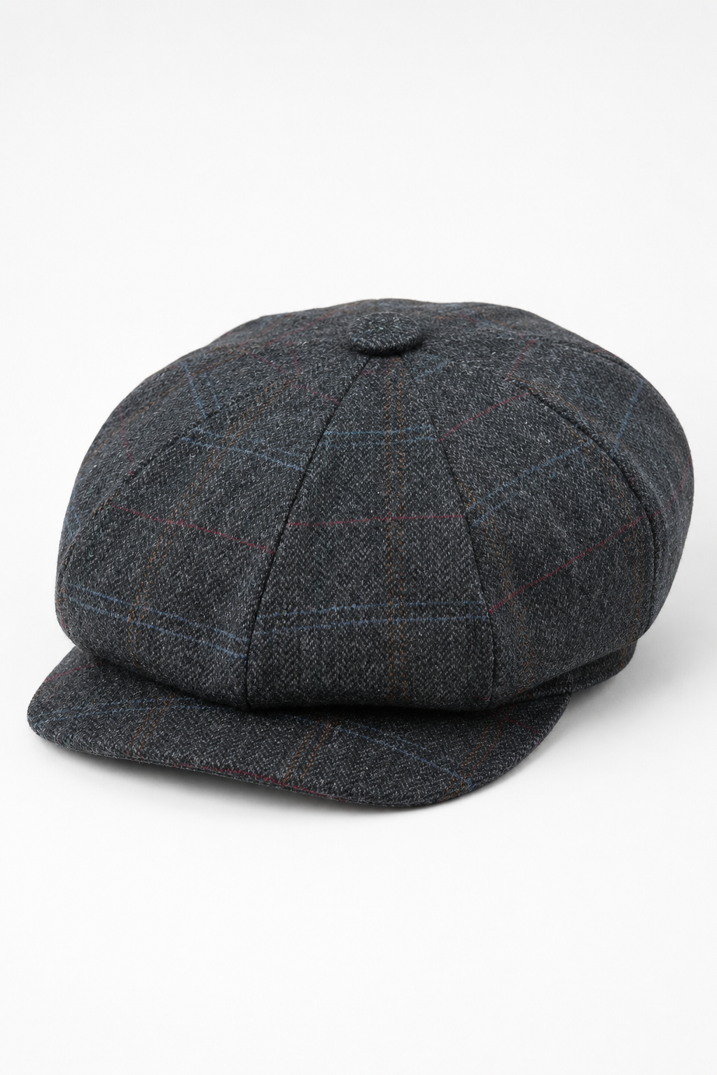 Men's 8 Panel Razor Baker Boy Hat Wool Tweed Blinders Newsboy Flat Cap