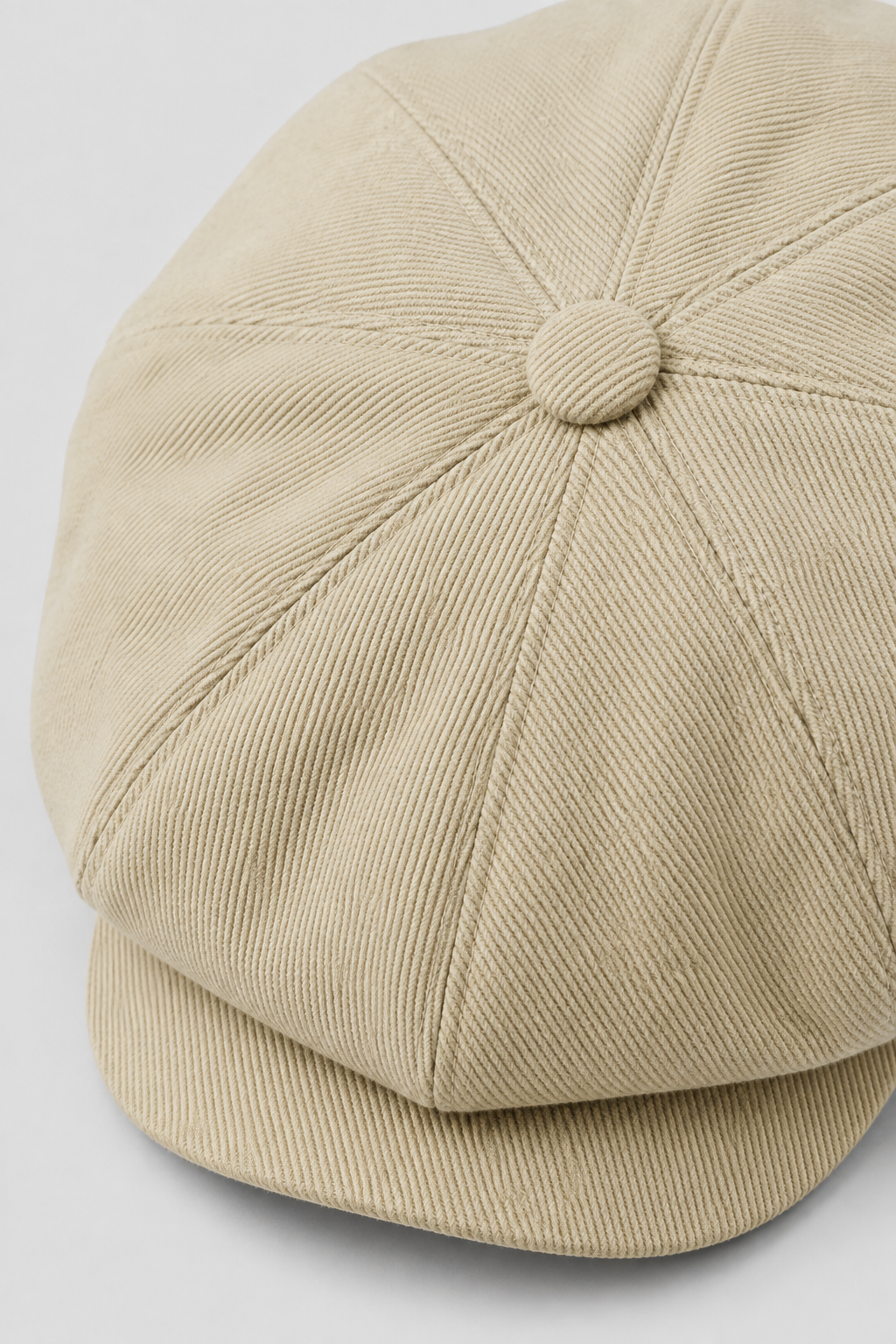 Men's 8 Panel Razor Summer Beige Baker Boy Hat Cotton Blinders Newsboy Flat Cap Shelby