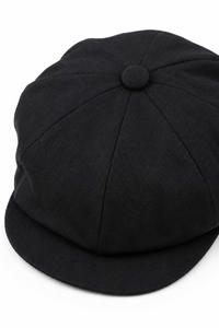 Men's 8 Panel Razor Summer Black Baker Boy Hat Cotton Blinders Newsboy Flat Cap Shelby