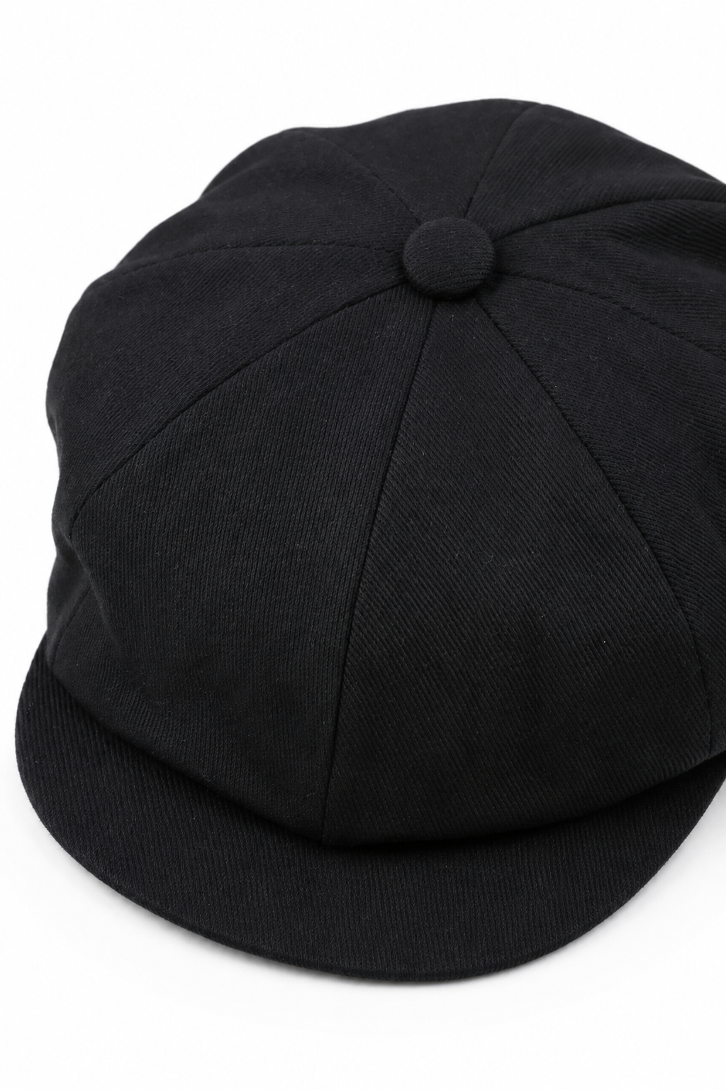 Men's 8 Panel Razor Summer Black Baker Boy Hat Cotton Blinders Newsboy Flat Cap Shelby