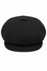 Men's 8 Panel Razor Summer Black Baker Boy Hat Cotton Blinders Newsboy Flat Cap Shelby