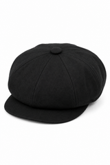 Men's 8 Panel Razor Summer Black Baker Boy Hat Cotton Blinders Newsboy Flat Cap Shelby