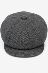 Mens 8 Panel Shelby Newsboy Cap -  Cavani Albert