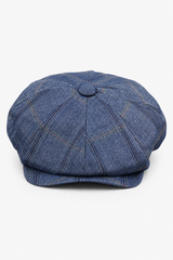 Men's 8 Panel Shelby NewsboyTweed Flat Cap - Cavani Connall