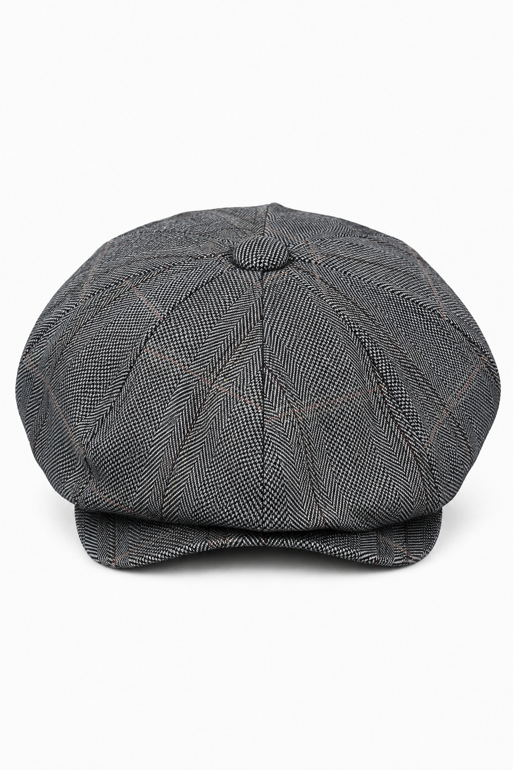 Men's 8 Panel Shelby NewsboyTweed Flat Cap - Cavani Connall