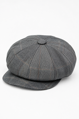 Men's 8 Panel Shelby NewsboyTweed Flat Cap - Cavani Connall