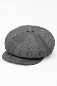 Men's 8 Panel Shelby NewsboyTweed Flat Cap - Cavani Connall