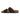 Men's Black Leather Slip-On Footbed Slipper Sandals