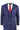 Mens Blue Purple Check 3 Piece Suit
