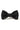Men's Bow Tie Pocket Square Cuff Links Gift Set Black Color