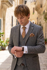 Men’s Bronze Paisley Tie Gift Set