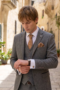 Men’s Bronze Paisley Tie Gift Set