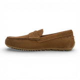 Men's Brown Suede Moccasin Loafers