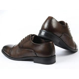 Men's Classic Cap-Toe Oxford Lace-Up Shoes