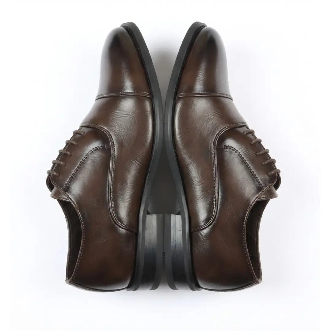Men's Classic Cap-Toe Oxford Lace-Up Shoes