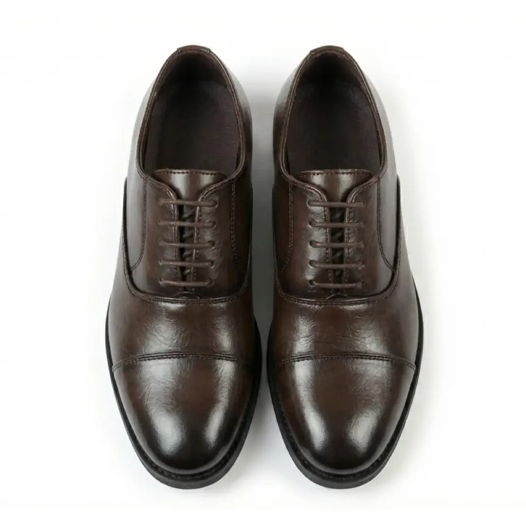 Men's Classic Cap-Toe Oxford Lace-Up Shoes
