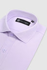Men's Classic Double Cuff Cutaway Collar Dress Shirt - Lilac