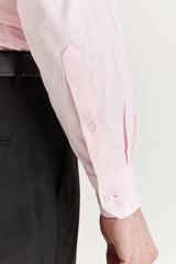 Men's Classic Double Cuff Cutaway Collar Dress Shirt - Pink