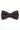 Men’s Dark Brown Tweed Wool Blend Bow Tie