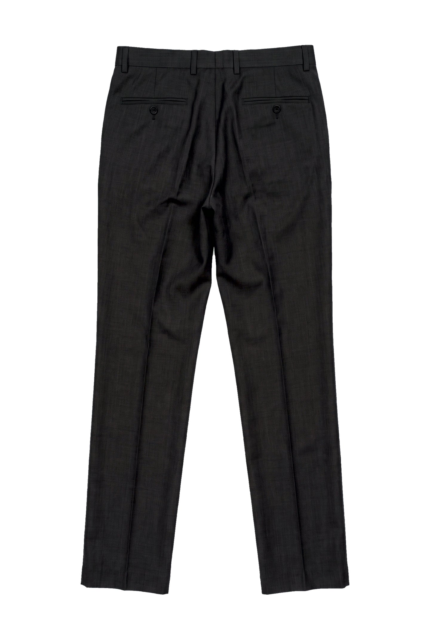 Charles - Men's Charcoal Trousers
