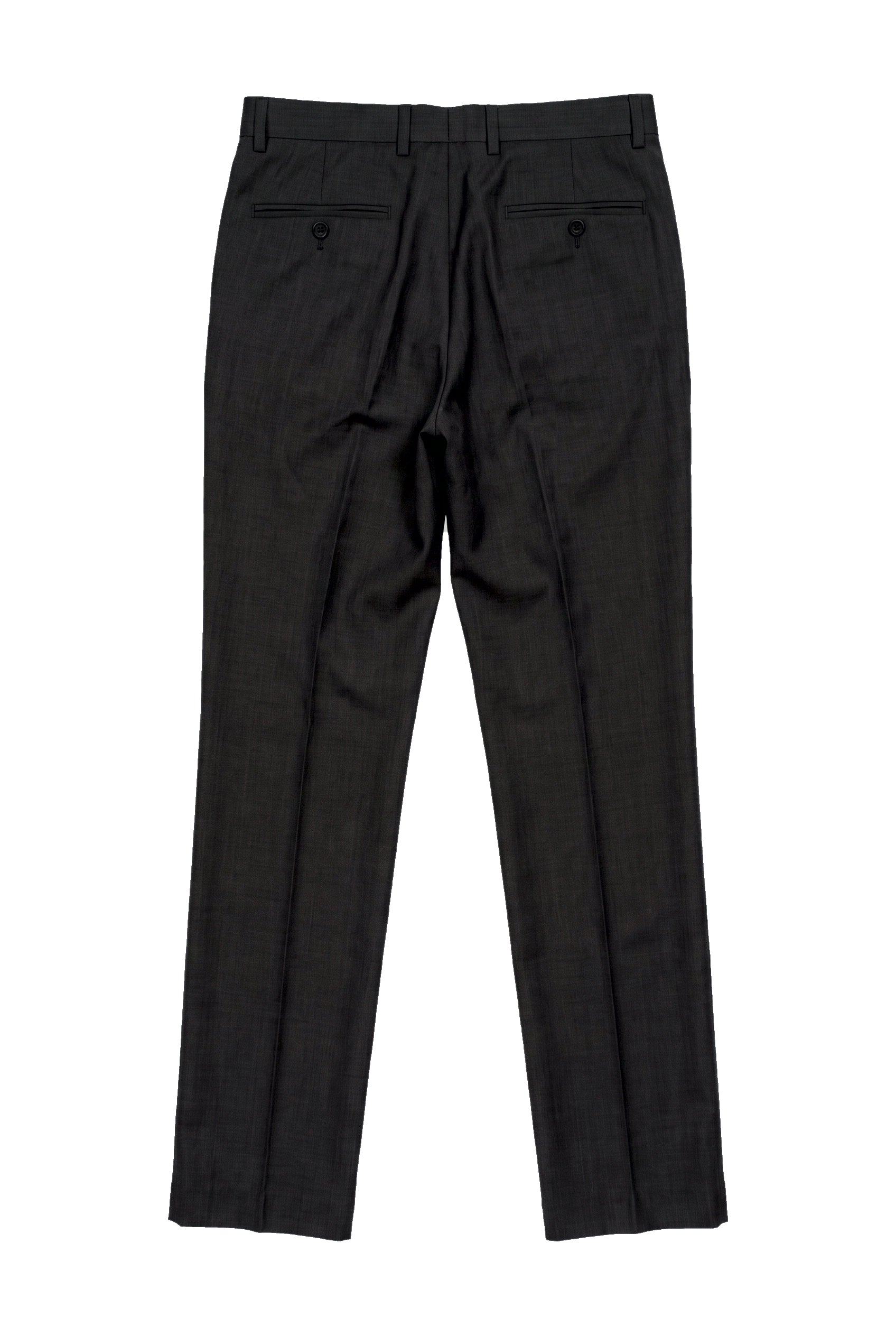 Charles - Men's Charcoal Trousers
