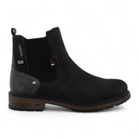 Men's Dark Grey Water-Resistant Chelsea Ankle Boots