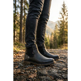 Men's Dark Grey Water-Resistant Chelsea Ankle Boots
