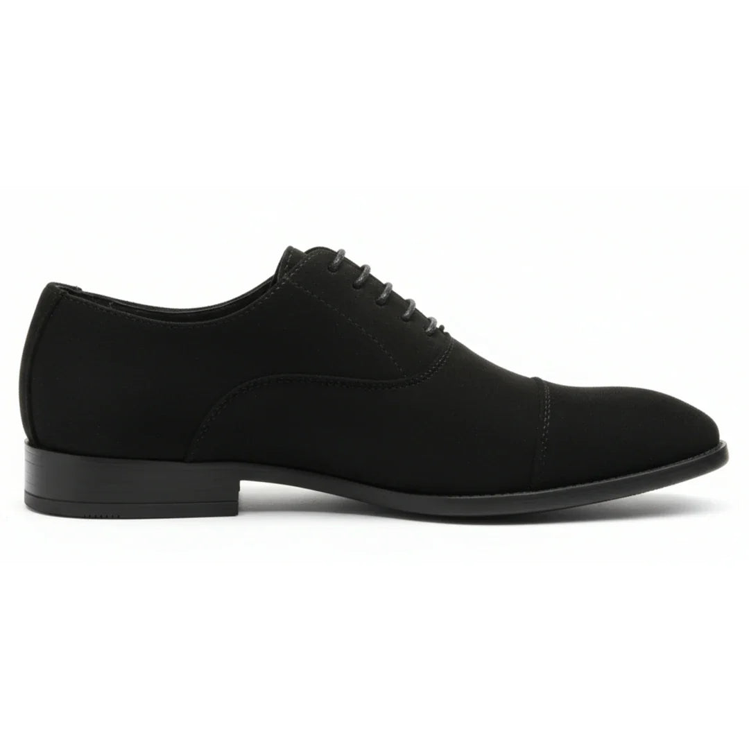 Men's Faux Suede Lace-Up Oxford Shoes