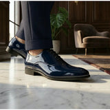 Men's Formal Patent PU Leather Oxford Shoes