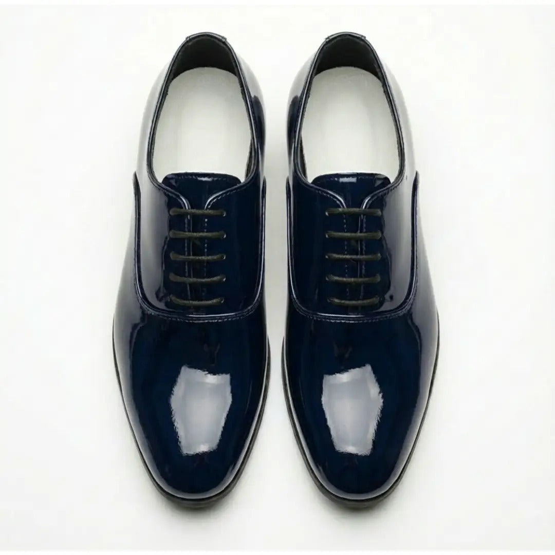 Men's Formal Patent PU Leather Oxford Shoes