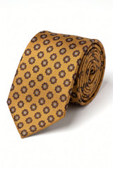 Men’s Gold Paisley Tie