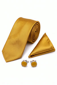 Men’s Gold Tie Set
