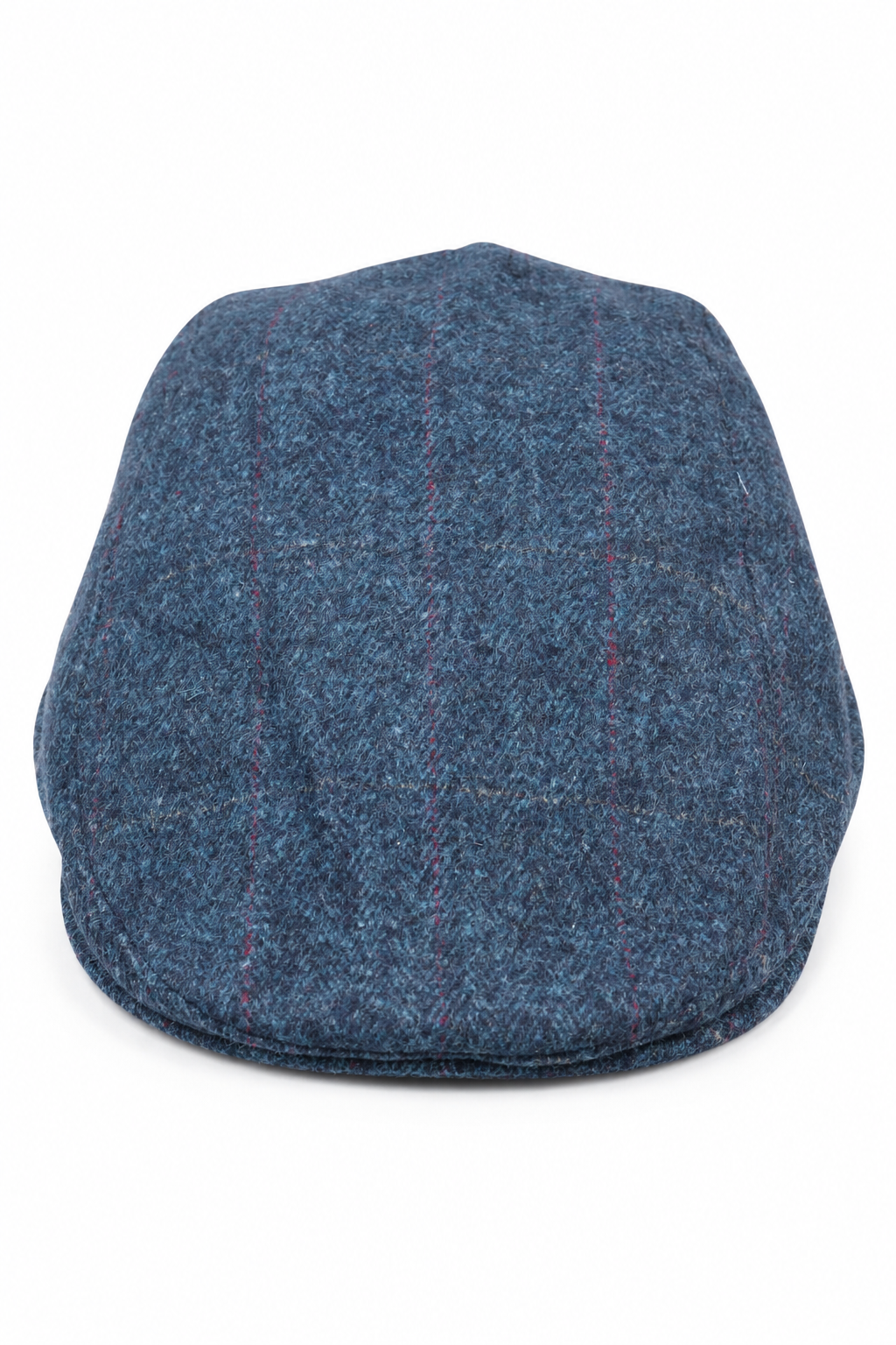 Mens Grandad Baker Flat Blue Cap 8 Panel Tweed Vintage Classic Smart Casual 1920s